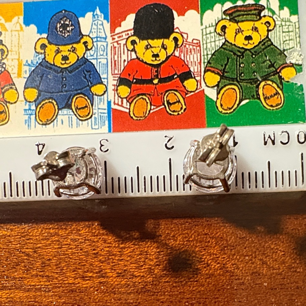 JTV Silver Stud Earrings